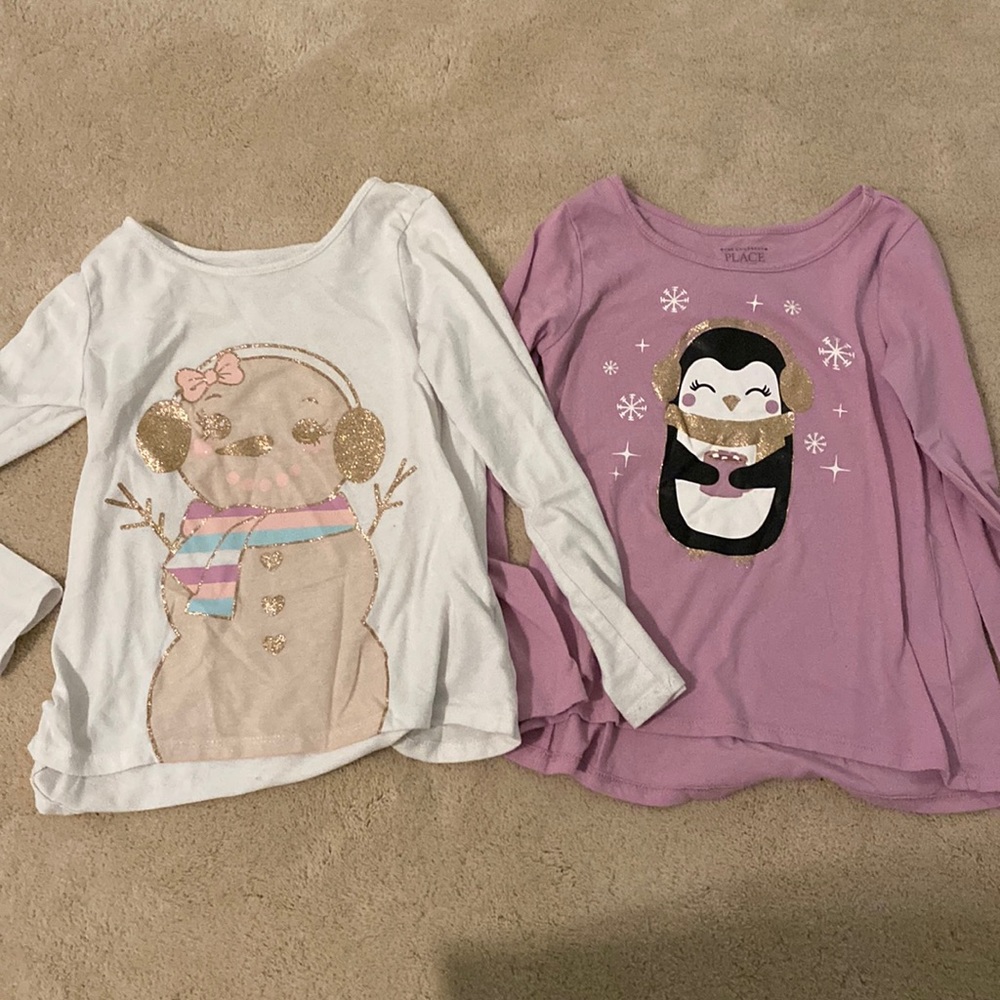Girls 5T Winter Long Sleeve Tops